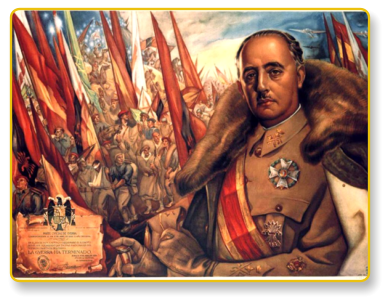 El Caudillo tras la victoria final